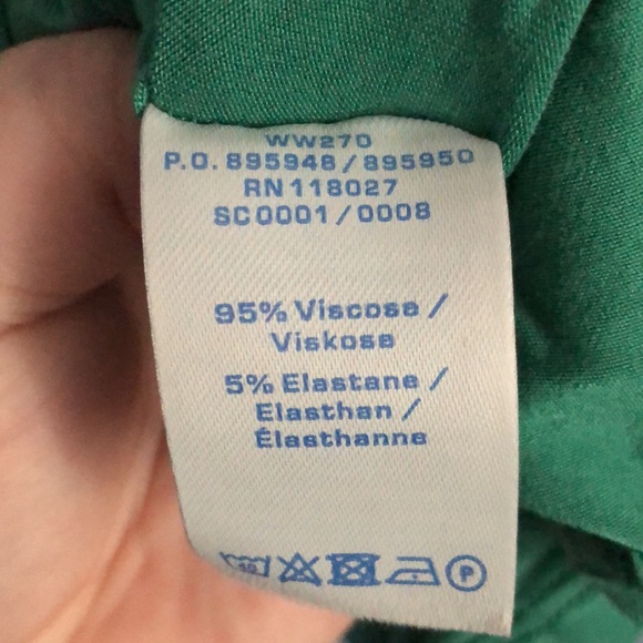 RARE Boden Green Faux Wrap Dress - Picture 5 of 6